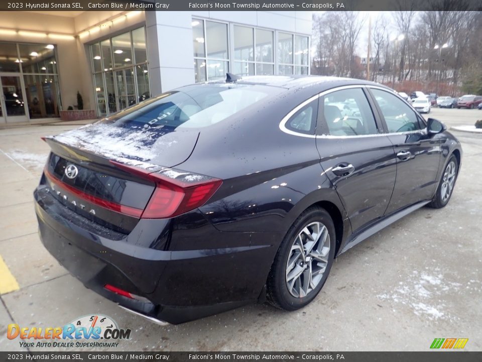 2023 Hyundai Sonata SEL Carbon Blue / Medium Gray Photo #2