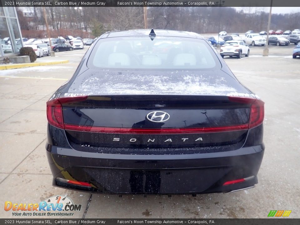 2023 Hyundai Sonata SEL Carbon Blue / Medium Gray Photo #3