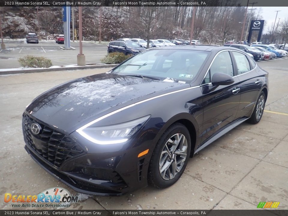 2023 Hyundai Sonata SEL Carbon Blue / Medium Gray Photo #6