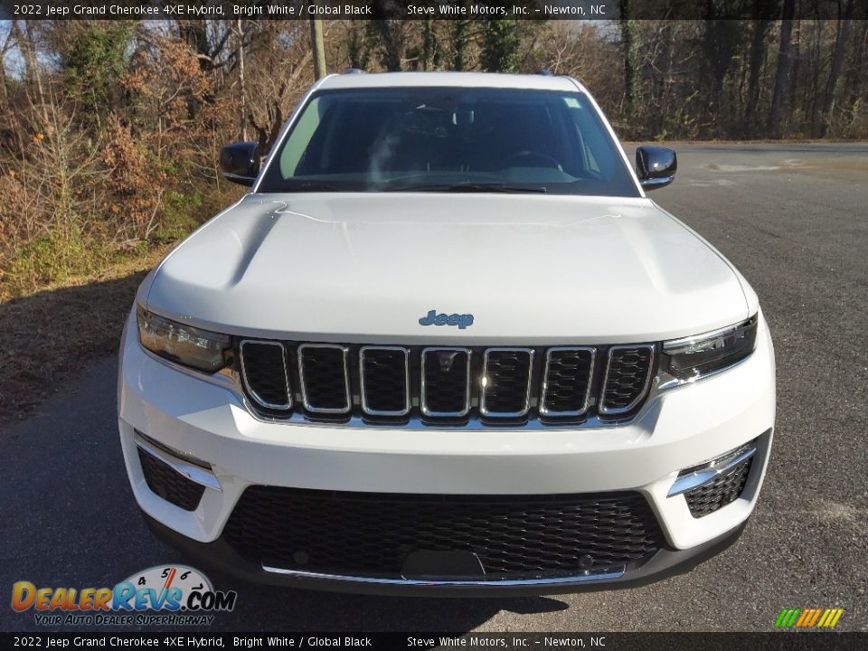 2022 Jeep Grand Cherokee 4XE Hybrid Bright White / Global Black Photo #3