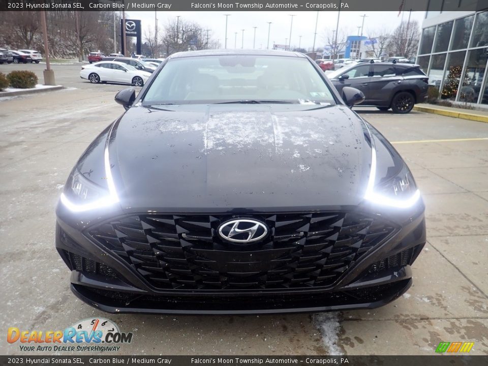 2023 Hyundai Sonata SEL Carbon Blue / Medium Gray Photo #7