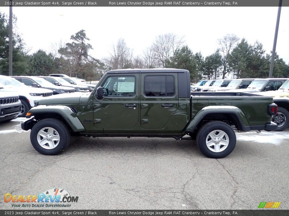 2023 Jeep Gladiator Sport 4x4 Sarge Green / Black Photo #2