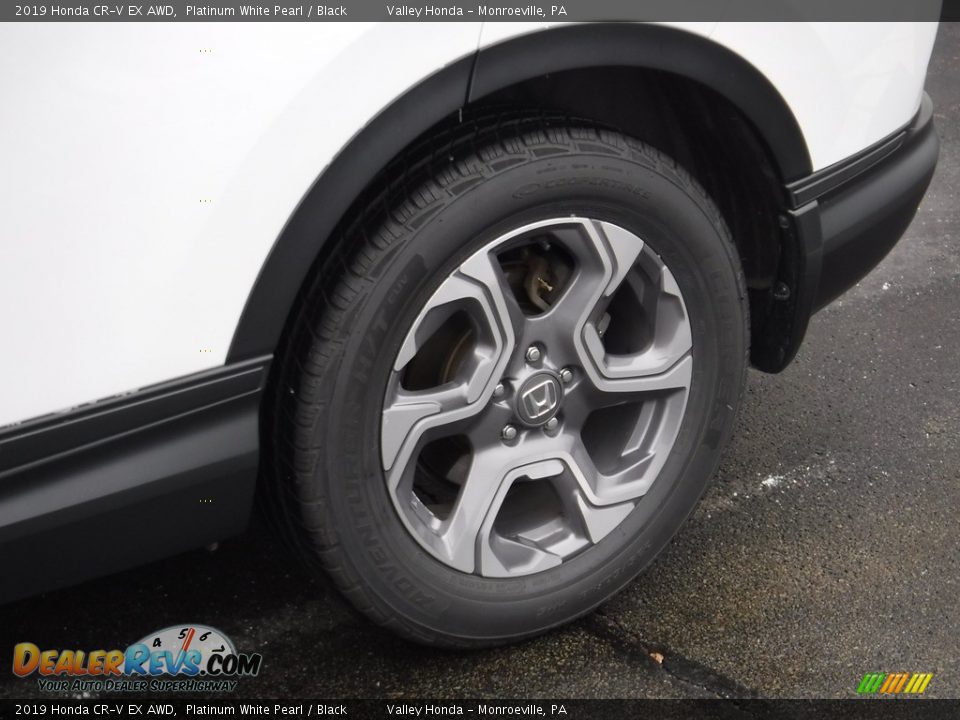 2019 Honda CR-V EX AWD Platinum White Pearl / Black Photo #3