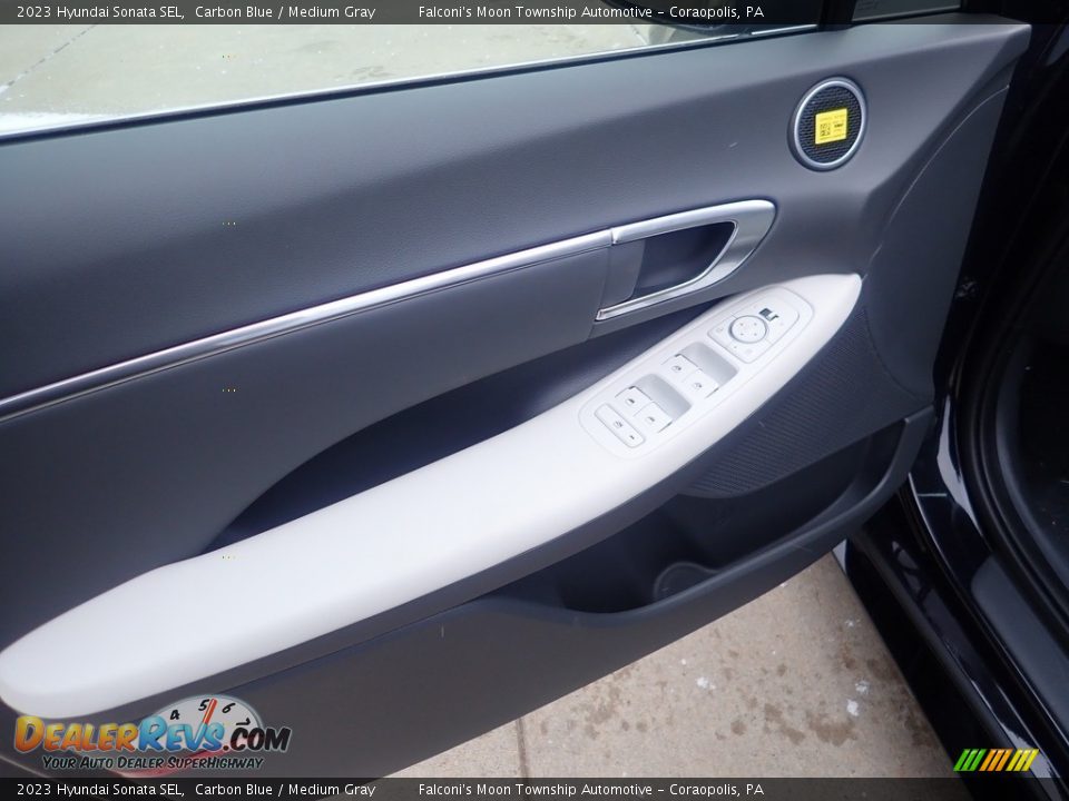 2023 Hyundai Sonata SEL Carbon Blue / Medium Gray Photo #14