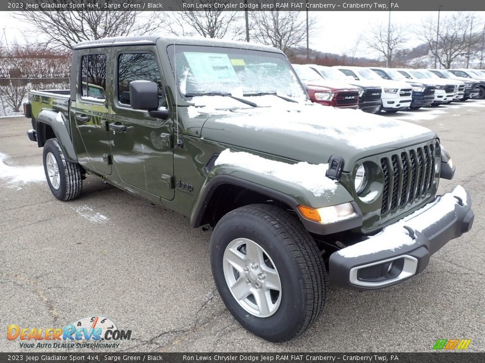 2023 Jeep Gladiator Sport 4x4 Sarge Green / Black Photo #7