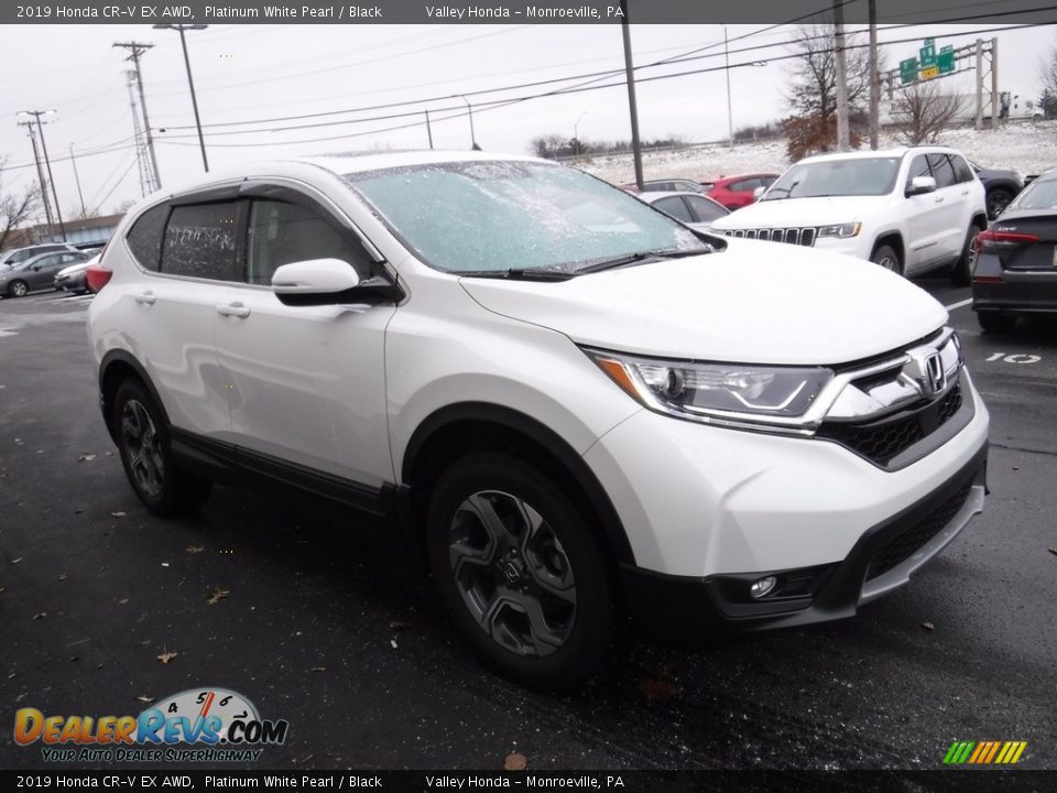 2019 Honda CR-V EX AWD Platinum White Pearl / Black Photo #6