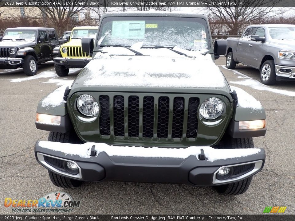 2023 Jeep Gladiator Sport 4x4 Sarge Green / Black Photo #8