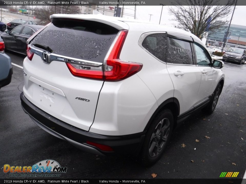 2019 Honda CR-V EX AWD Platinum White Pearl / Black Photo #7