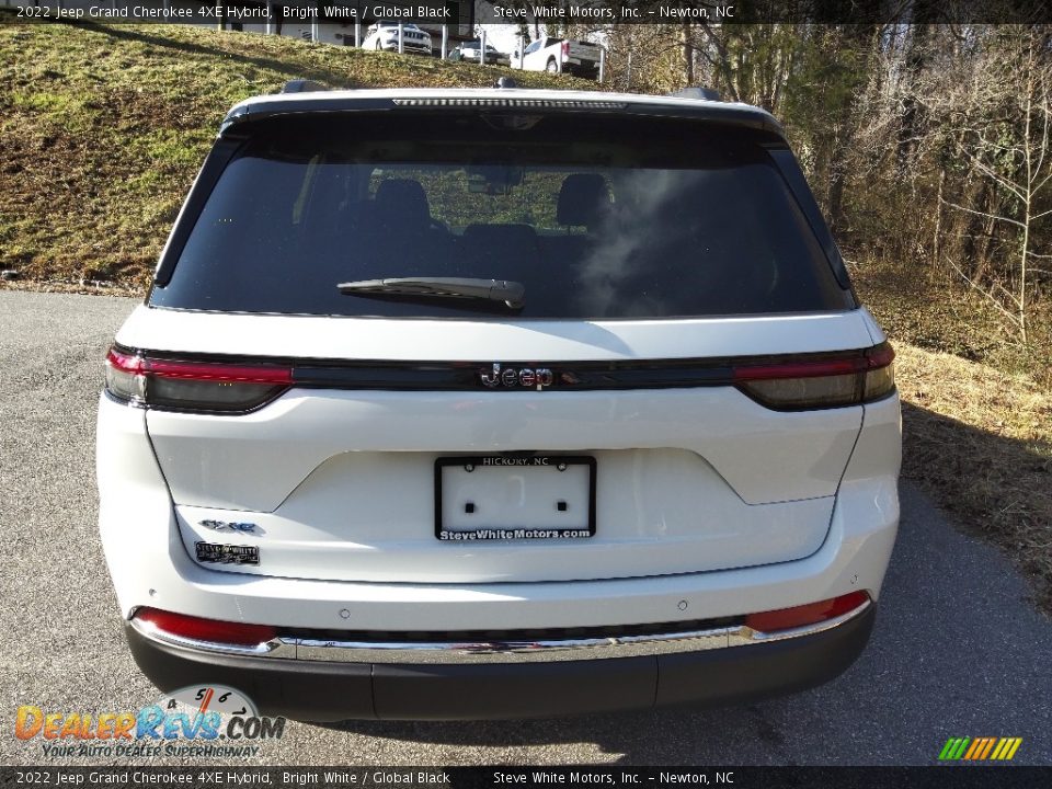 2022 Jeep Grand Cherokee 4XE Hybrid Bright White / Global Black Photo #10