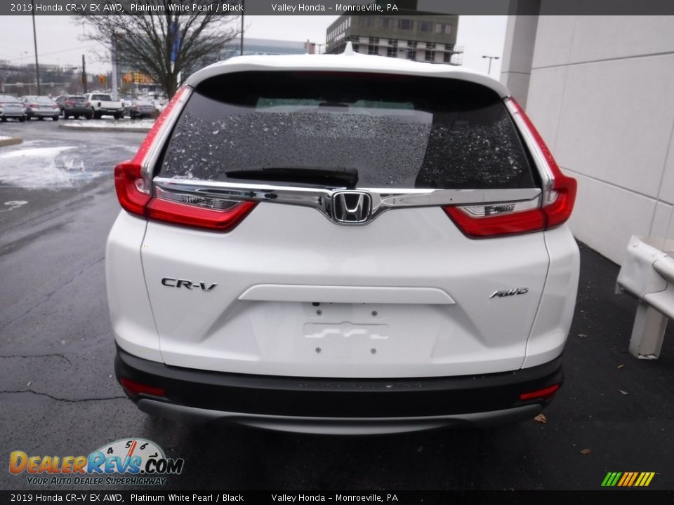 2019 Honda CR-V EX AWD Platinum White Pearl / Black Photo #8
