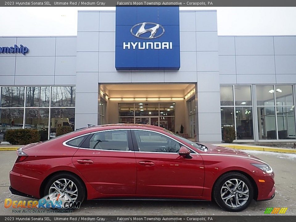 Ultimate Red 2023 Hyundai Sonata SEL Photo #1