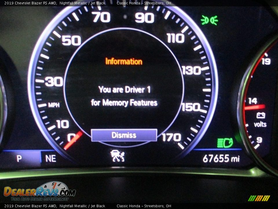 2019 Chevrolet Blazer RS AWD Nightfall Metallic / Jet Black Photo #33