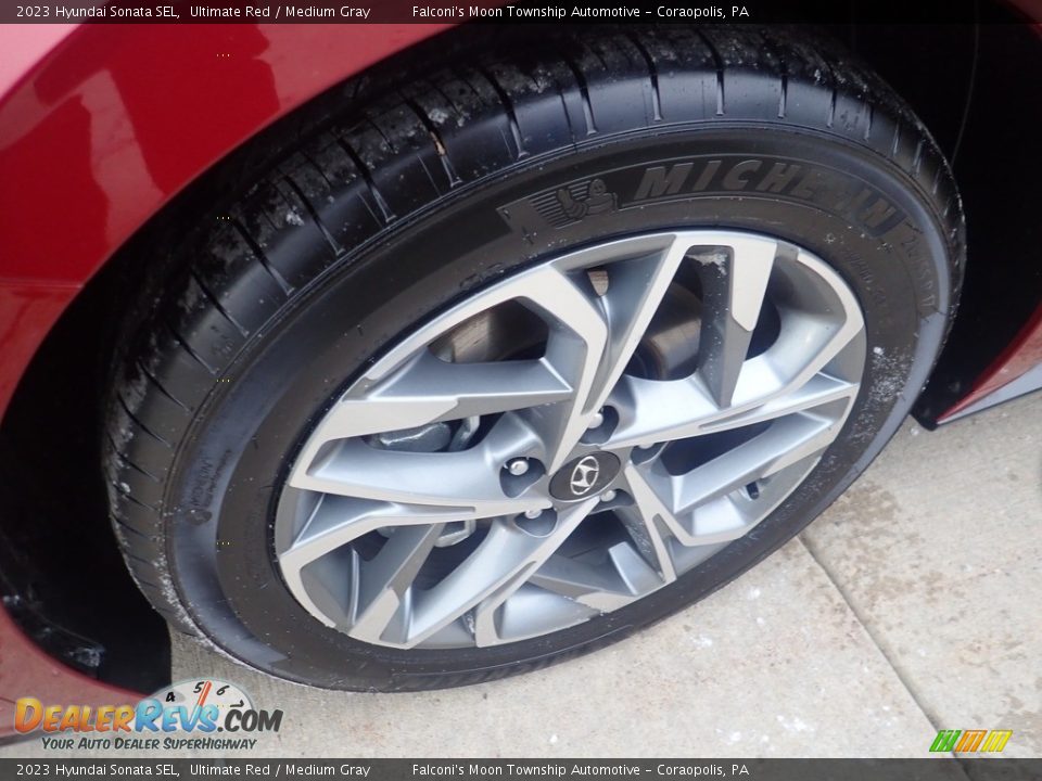 2023 Hyundai Sonata SEL Ultimate Red / Medium Gray Photo #9