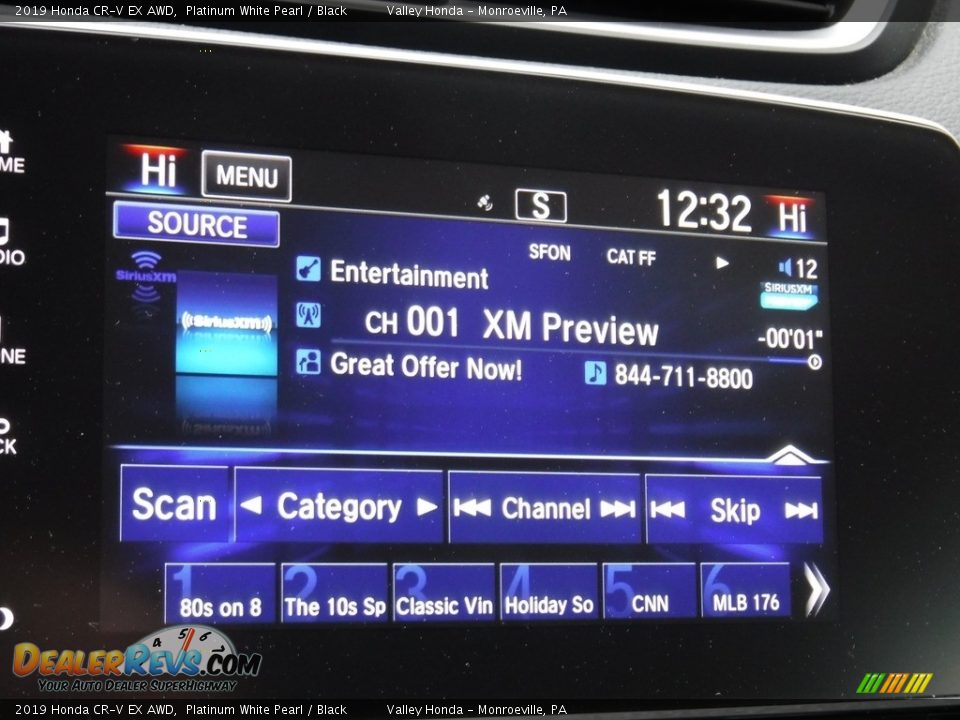 2019 Honda CR-V EX AWD Platinum White Pearl / Black Photo #21