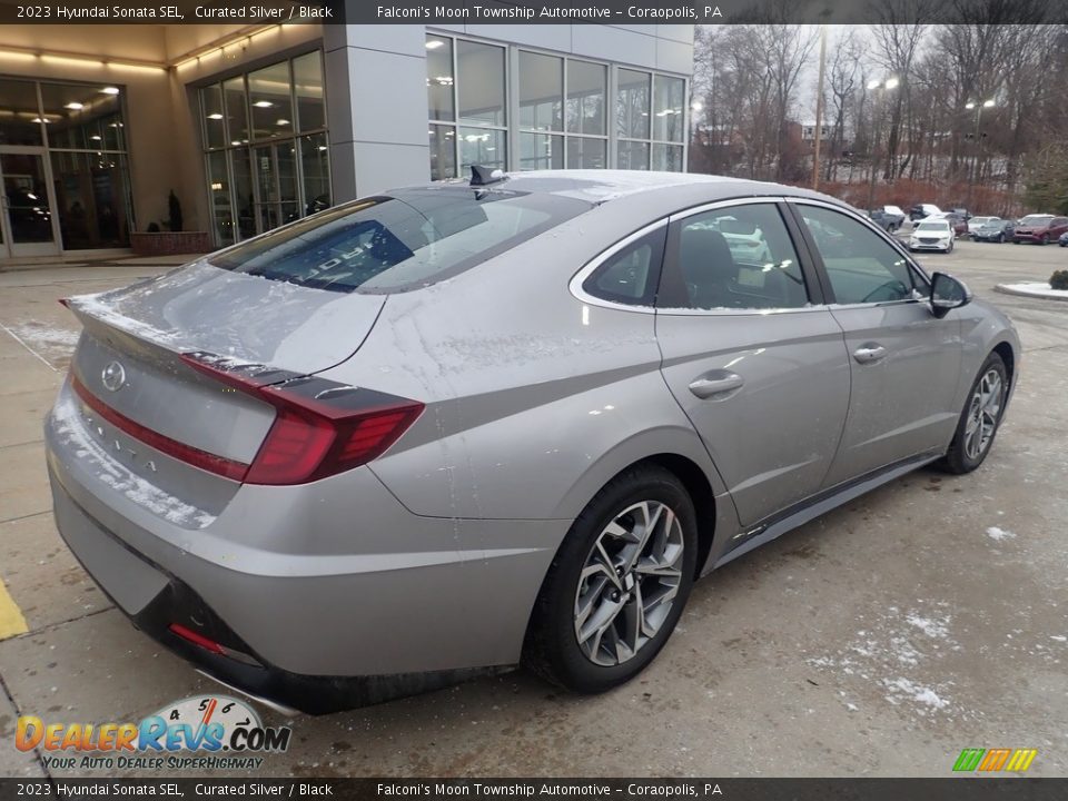 2023 Hyundai Sonata SEL Curated Silver / Black Photo #2