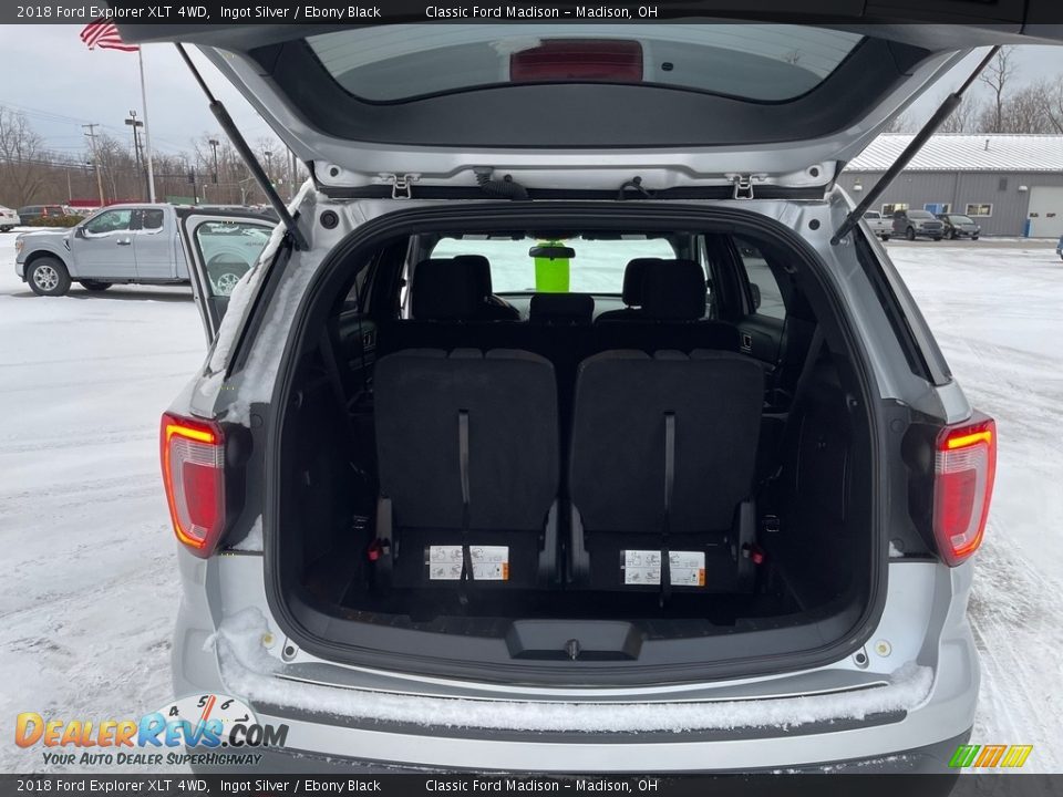 2018 Ford Explorer XLT 4WD Ingot Silver / Ebony Black Photo #15