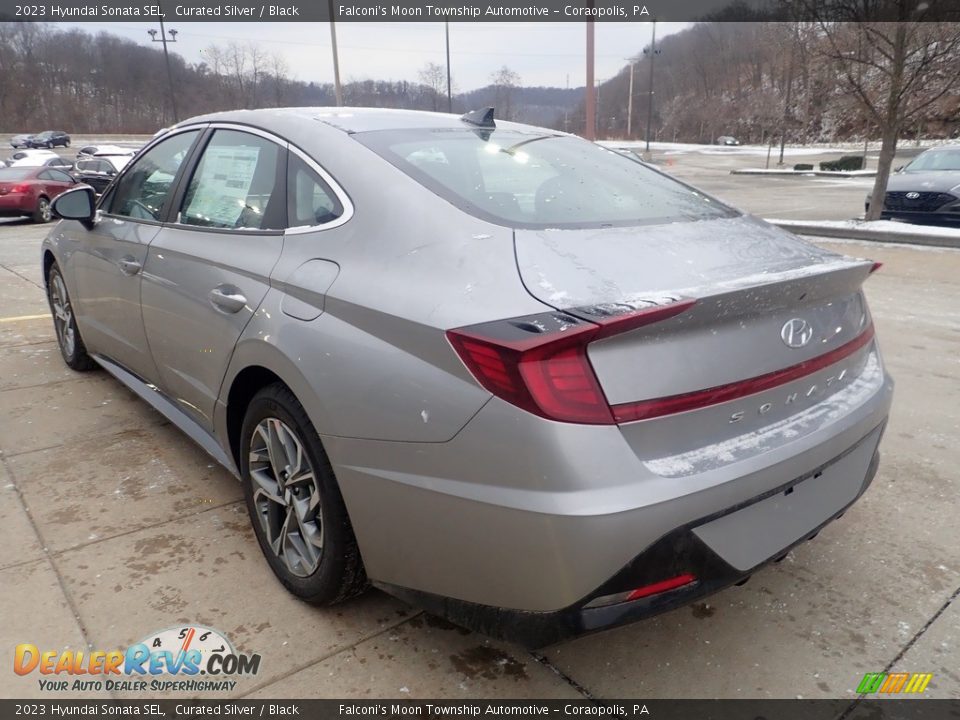 2023 Hyundai Sonata SEL Curated Silver / Black Photo #4