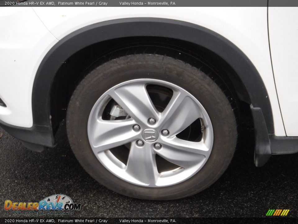 2020 Honda HR-V EX AWD Platinum White Pearl / Gray Photo #3