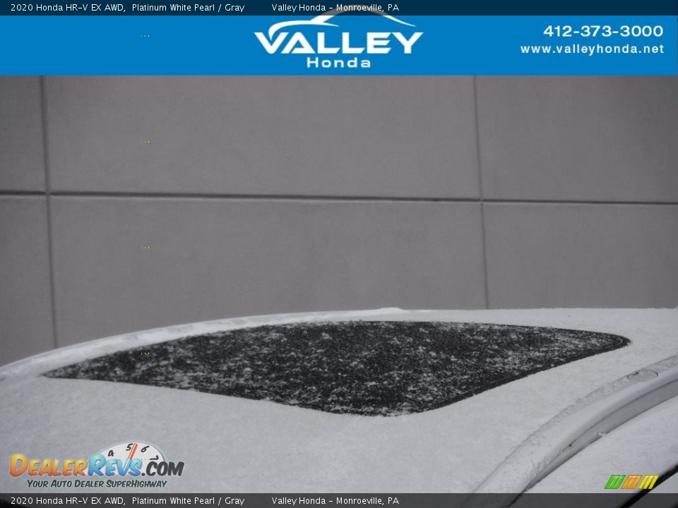 2020 Honda HR-V EX AWD Platinum White Pearl / Gray Photo #4
