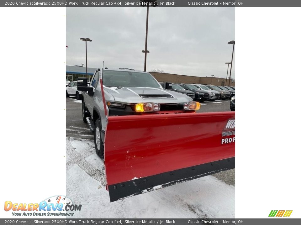 2020 Chevrolet Silverado 2500HD Work Truck Regular Cab 4x4 Silver Ice Metallic / Jet Black Photo #1