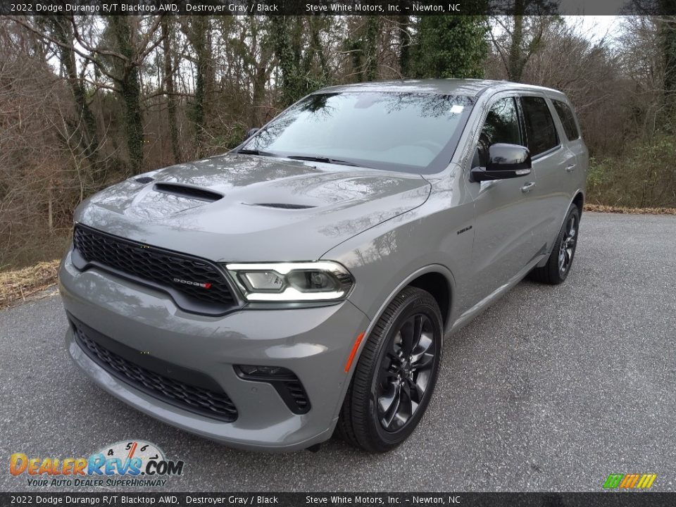 2022 Dodge Durango R/T Blacktop AWD Destroyer Gray / Black Photo #2