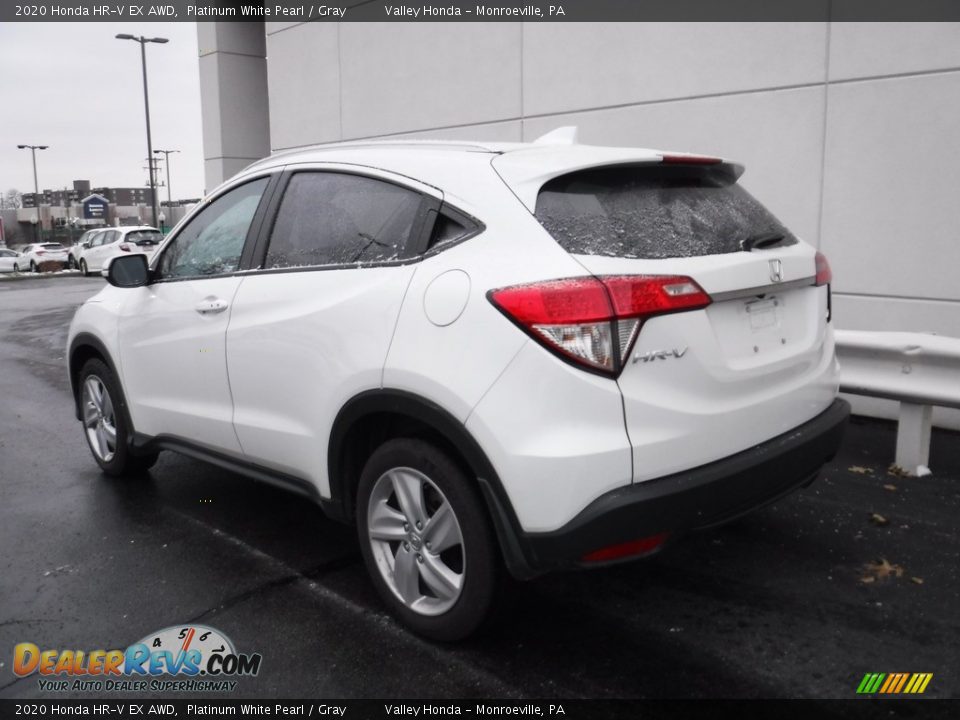 2020 Honda HR-V EX AWD Platinum White Pearl / Gray Photo #9