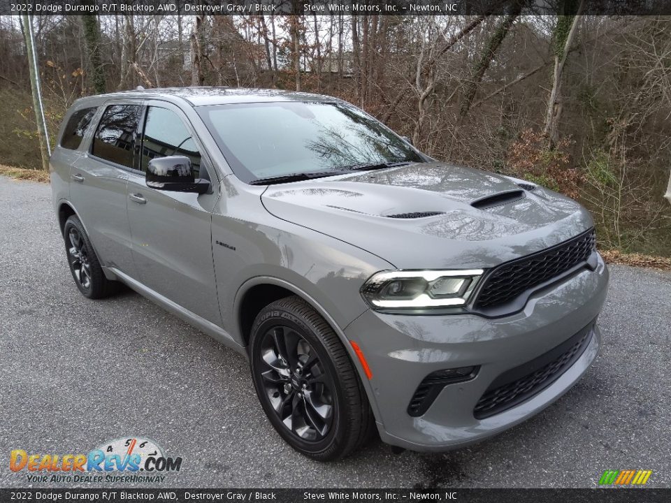 2022 Dodge Durango R/T Blacktop AWD Destroyer Gray / Black Photo #4