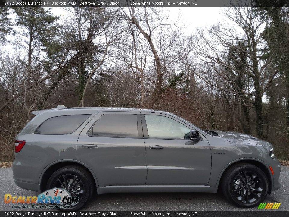 2022 Dodge Durango R/T Blacktop AWD Destroyer Gray / Black Photo #5