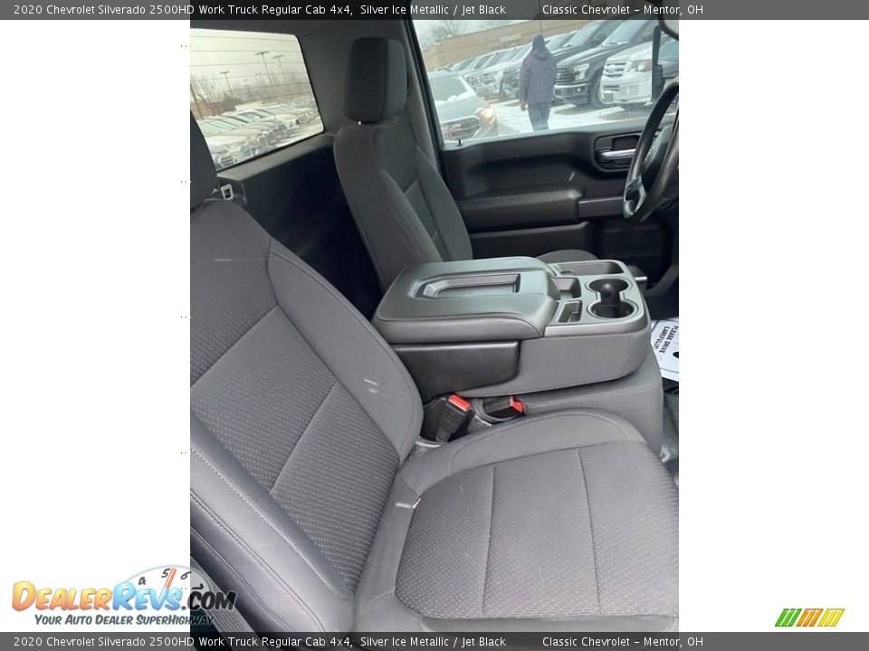 2020 Chevrolet Silverado 2500HD Work Truck Regular Cab 4x4 Silver Ice Metallic / Jet Black Photo #7