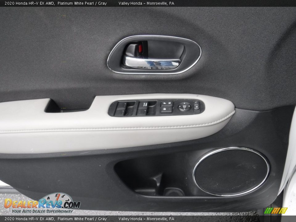 2020 Honda HR-V EX AWD Platinum White Pearl / Gray Photo #12