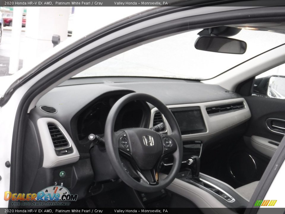 2020 Honda HR-V EX AWD Platinum White Pearl / Gray Photo #13