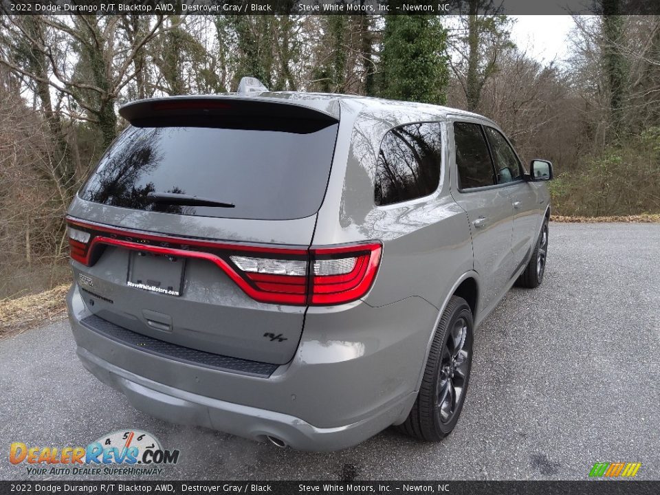 2022 Dodge Durango R/T Blacktop AWD Destroyer Gray / Black Photo #6