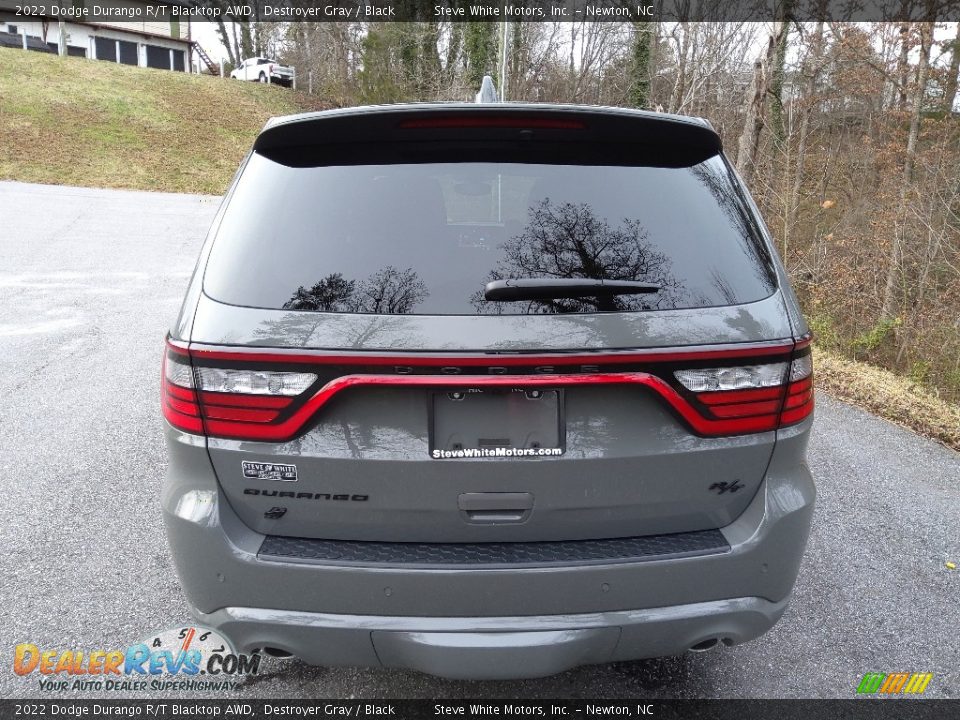 2022 Dodge Durango R/T Blacktop AWD Destroyer Gray / Black Photo #7