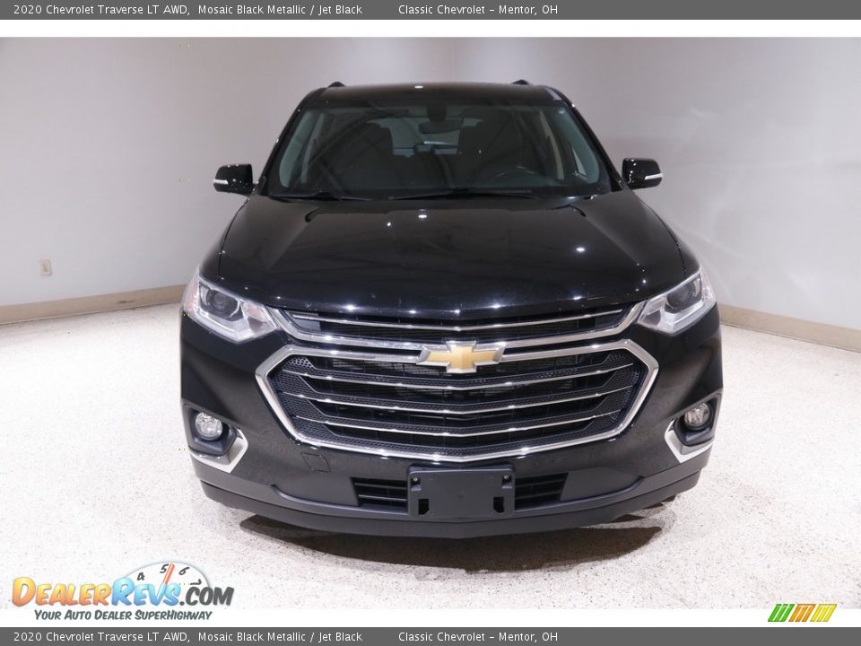 2020 Chevrolet Traverse LT AWD Mosaic Black Metallic / Jet Black Photo #2