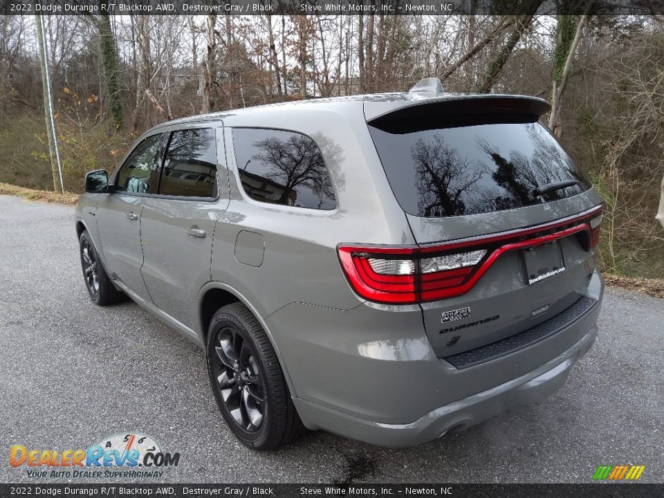 2022 Dodge Durango R/T Blacktop AWD Destroyer Gray / Black Photo #8