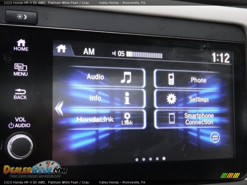 2020 Honda HR-V EX AWD Platinum White Pearl / Gray Photo #16