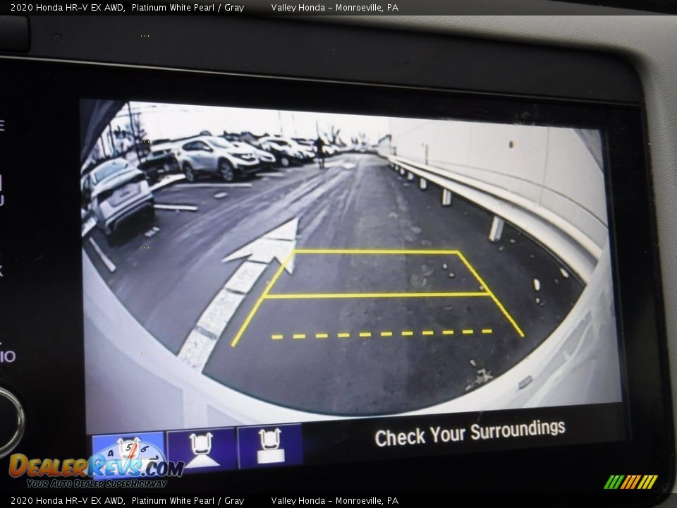 2020 Honda HR-V EX AWD Platinum White Pearl / Gray Photo #17