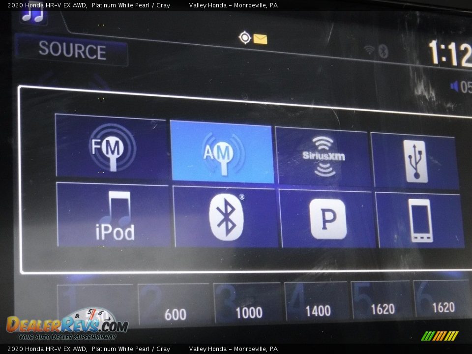 2020 Honda HR-V EX AWD Platinum White Pearl / Gray Photo #18