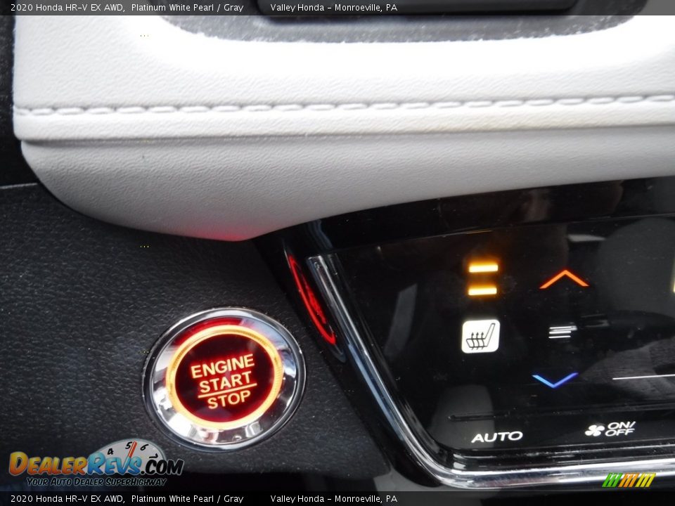 2020 Honda HR-V EX AWD Platinum White Pearl / Gray Photo #20
