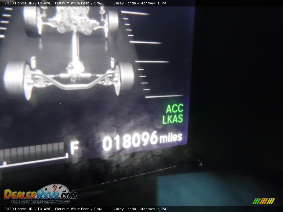 2020 Honda HR-V EX AWD Platinum White Pearl / Gray Photo #22