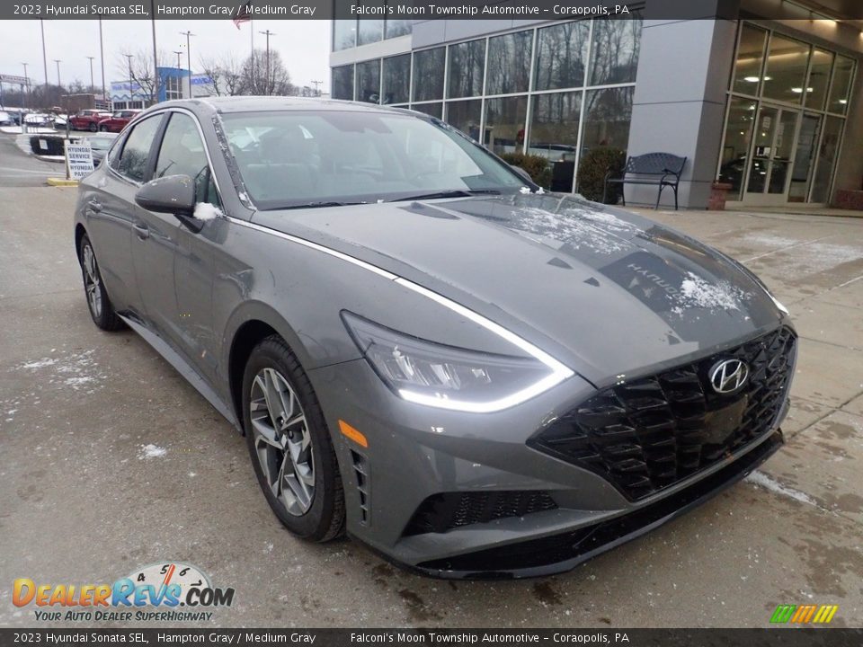 Hampton Gray 2023 Hyundai Sonata SEL Photo #8