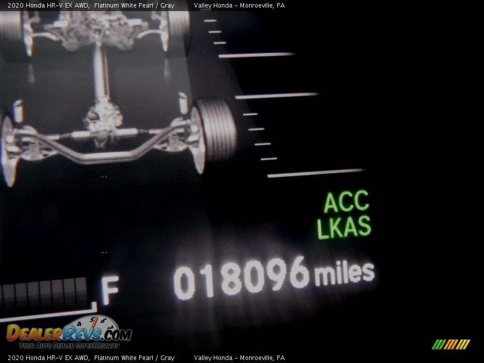 2020 Honda HR-V EX AWD Platinum White Pearl / Gray Photo #28