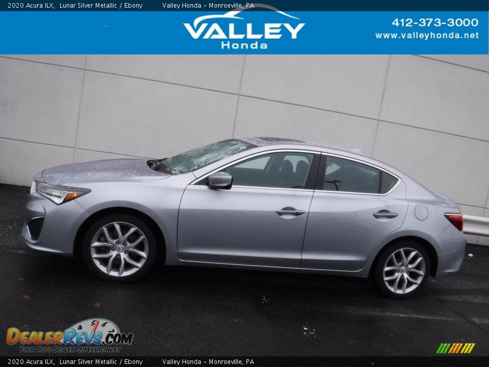 2020 Acura ILX Lunar Silver Metallic / Ebony Photo #2