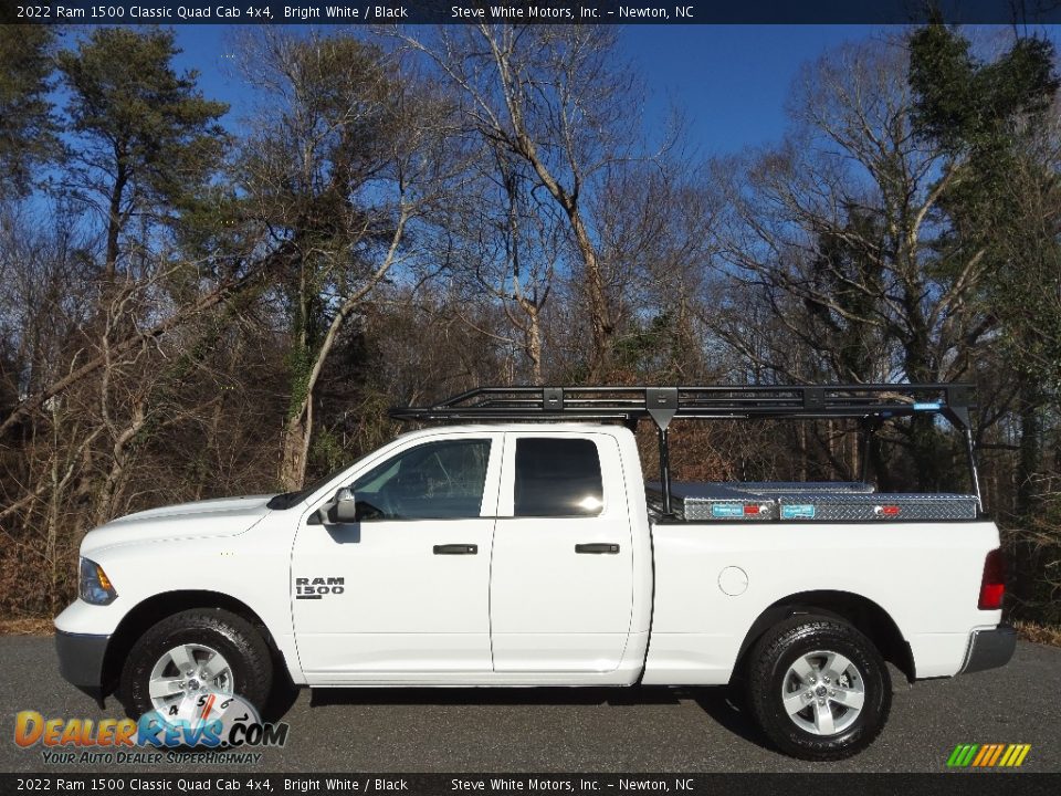 Bright White 2022 Ram 1500 Classic Quad Cab 4x4 Photo #1