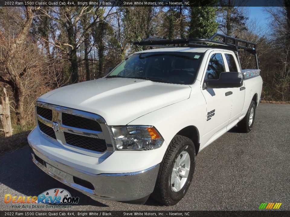 2022 Ram 1500 Classic Quad Cab 4x4 Bright White / Black Photo #2