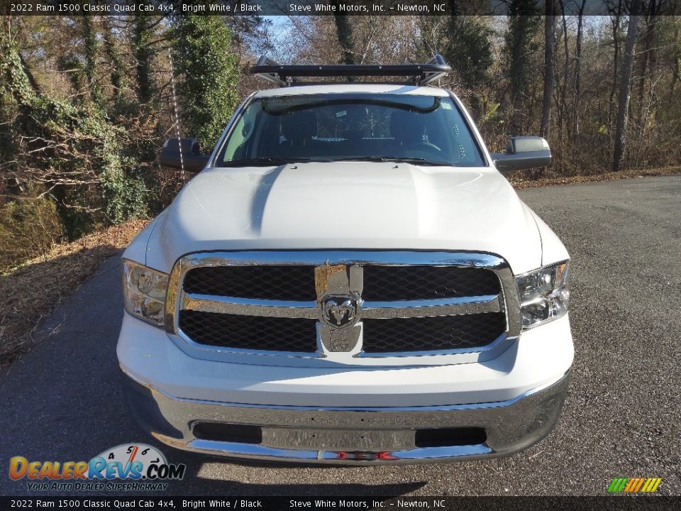 2022 Ram 1500 Classic Quad Cab 4x4 Bright White / Black Photo #3