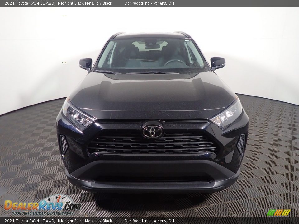 2021 Toyota RAV4 LE AWD Midnight Black Metallic / Black Photo #5