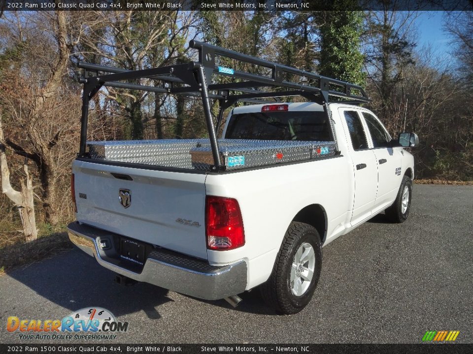 2022 Ram 1500 Classic Quad Cab 4x4 Bright White / Black Photo #6