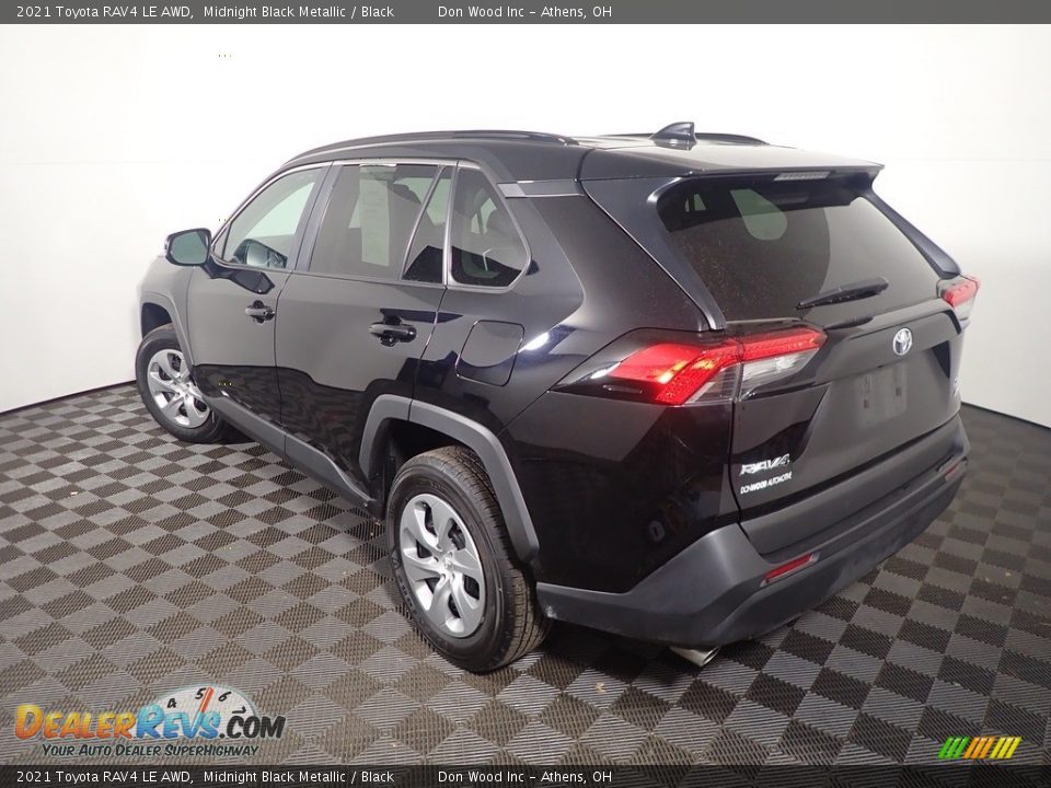 2021 Toyota RAV4 LE AWD Midnight Black Metallic / Black Photo #11