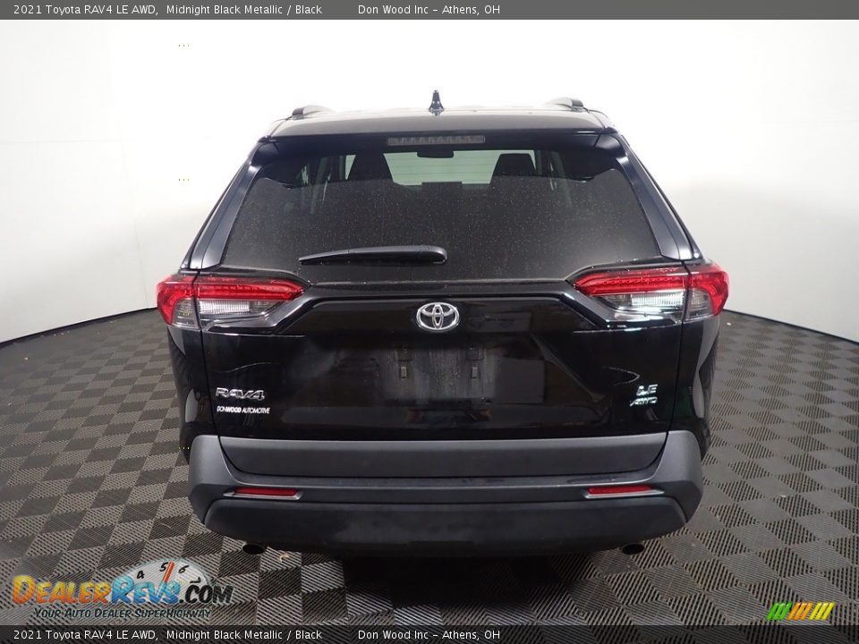 2021 Toyota RAV4 LE AWD Midnight Black Metallic / Black Photo #12